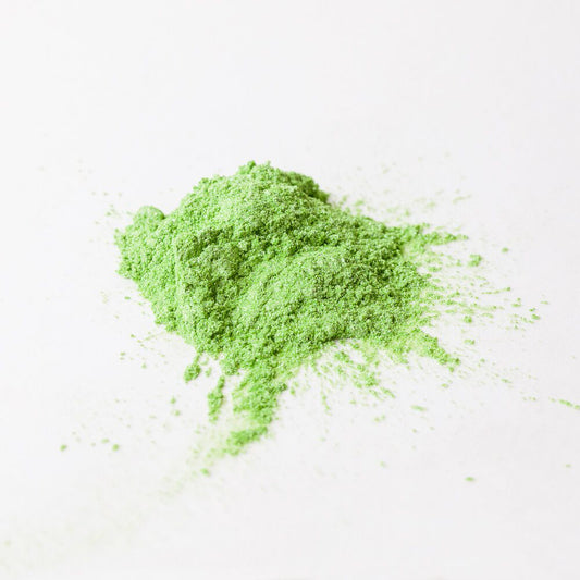 Mica en Polvo Verde
